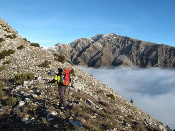 Fourka summit in Tzoumerka mountain range